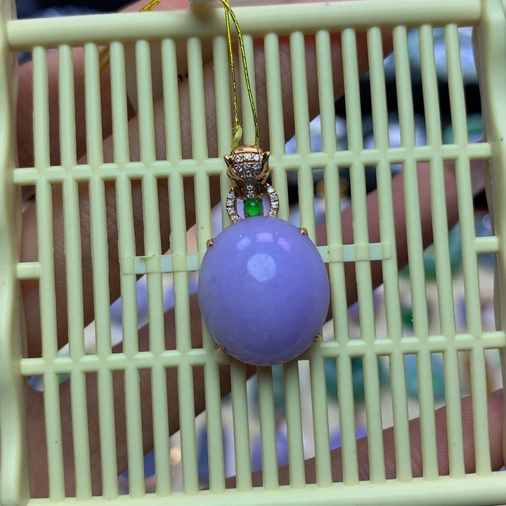 18K金镶嵌手链翡翠M***a翡翠