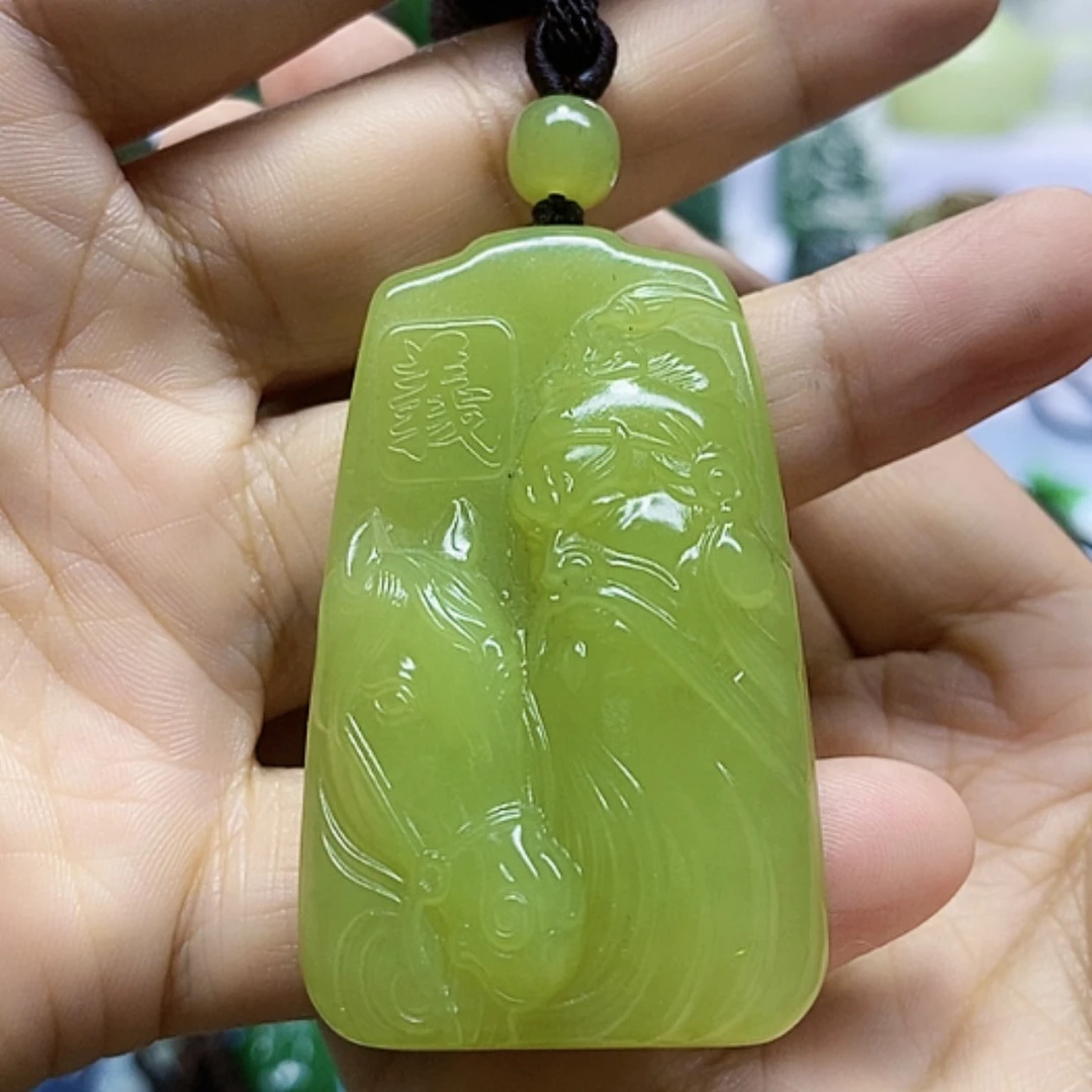 【闪购商品】未镶嵌和田玉挂件蘑*