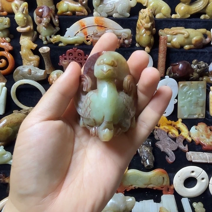 摆件「****叔凤鸟摆件一个