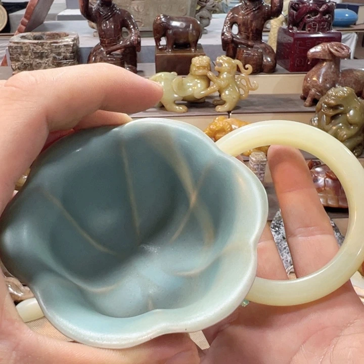 摆件冰*摆件罐盛宝斋物件