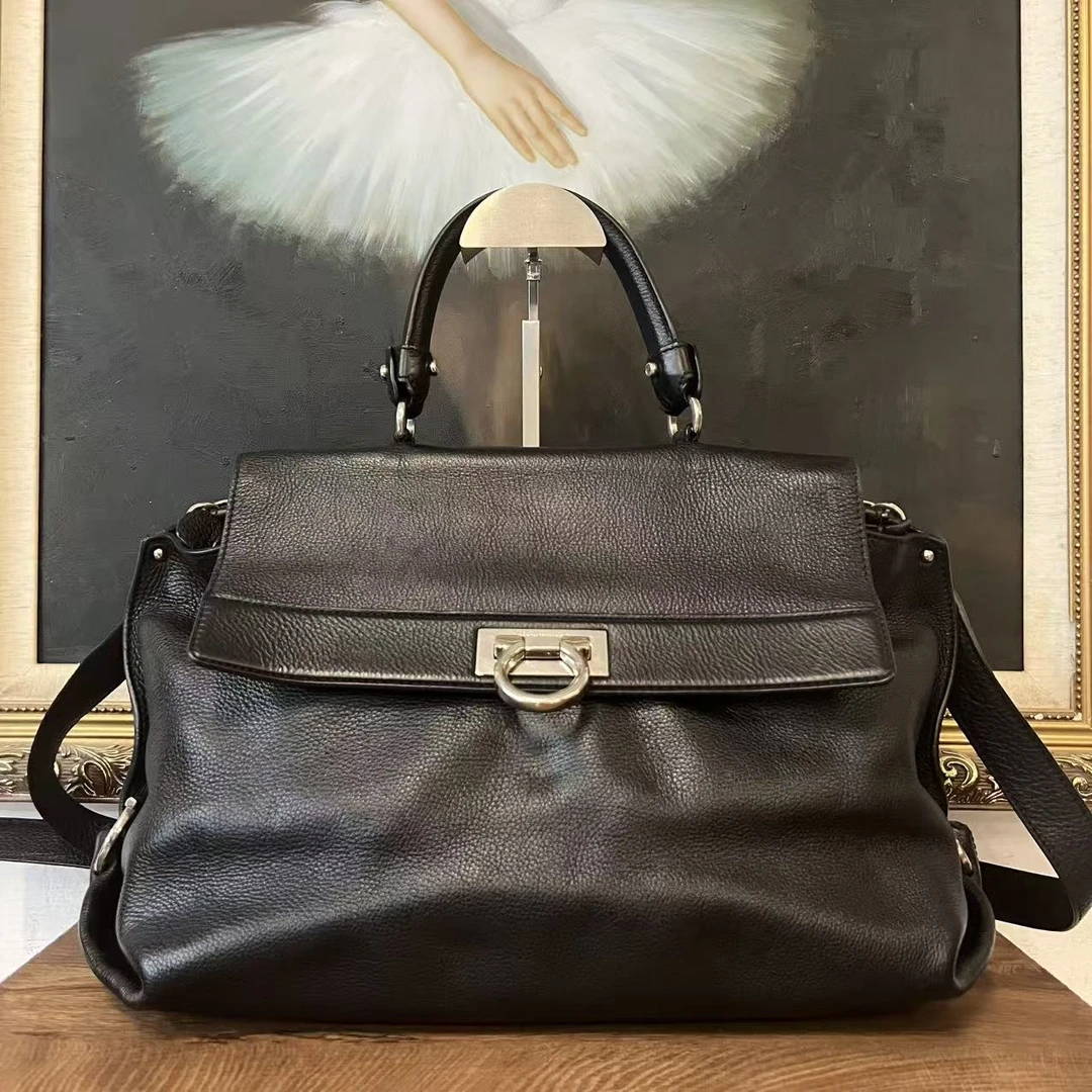 95新 FERRAGAMO/菲拉格慕 菲拉格慕单肩包/007227/尺寸35*26