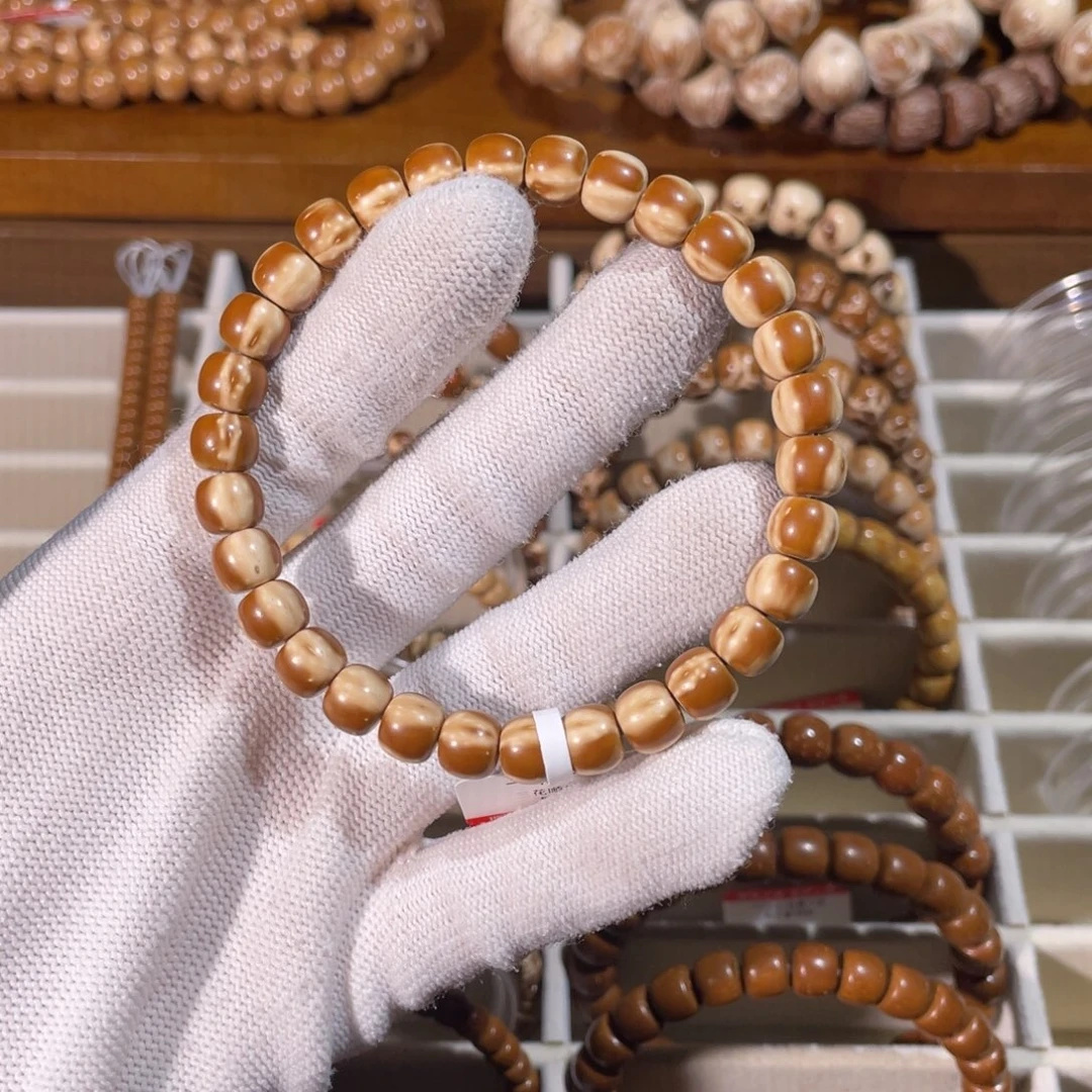 糊***ɞ手串紫金鼠三花顺纹实心