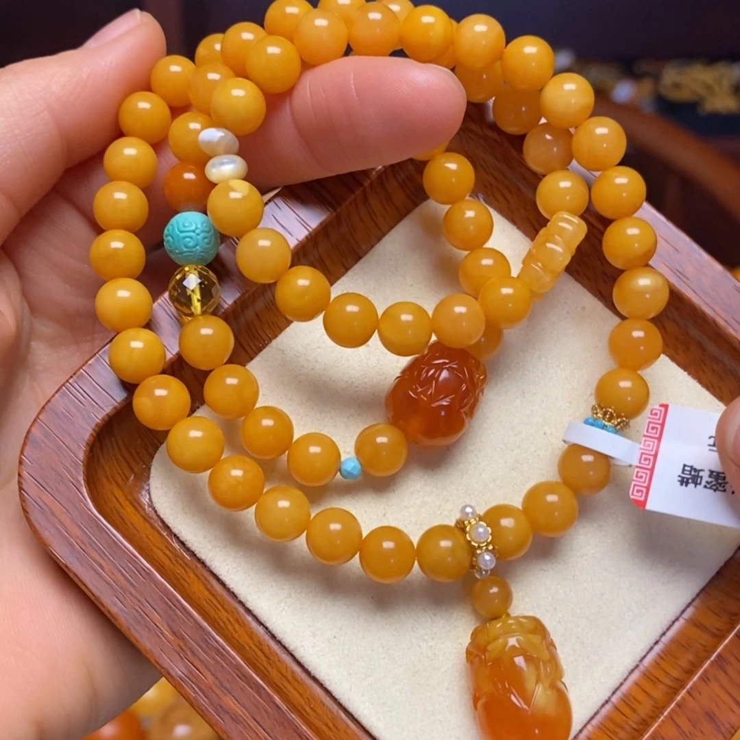 【闪购商品】蜜蜡手链未镶嵌手串