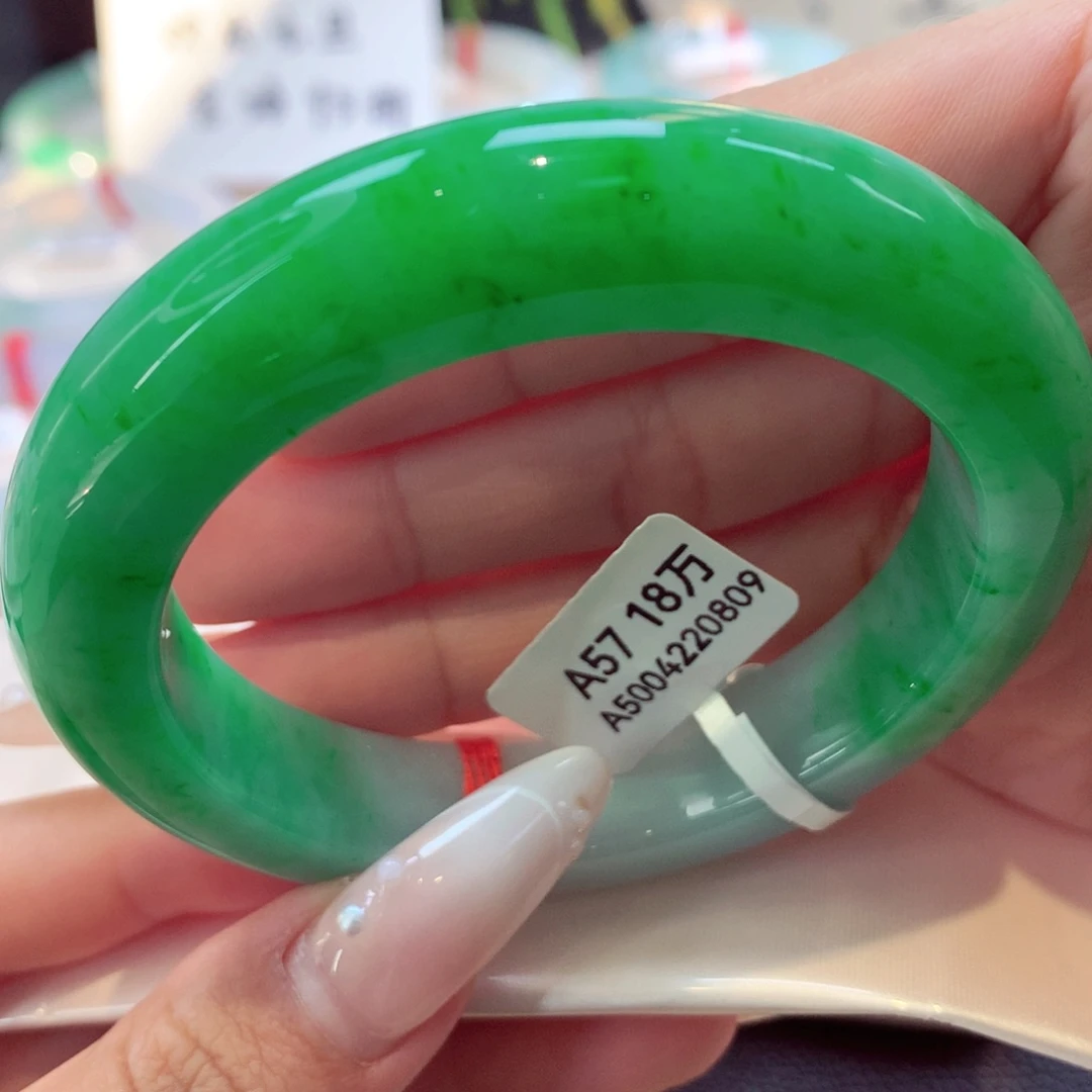 未镶嵌手镯翡翠泥鳅背30号66