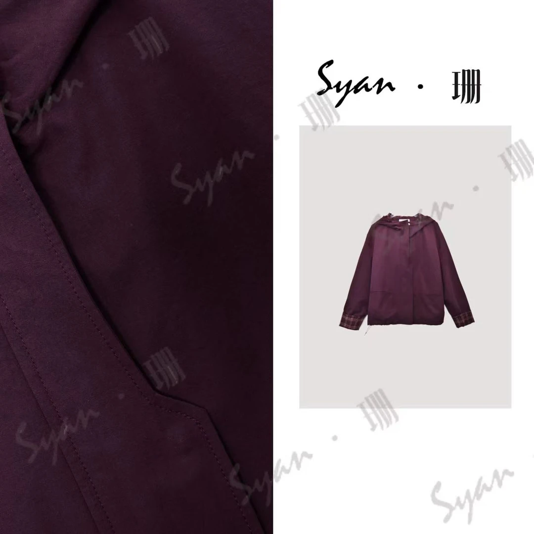 Syan【格调徽章】秋季新款显白简约潮流气质时尚百搭穿长袖外套