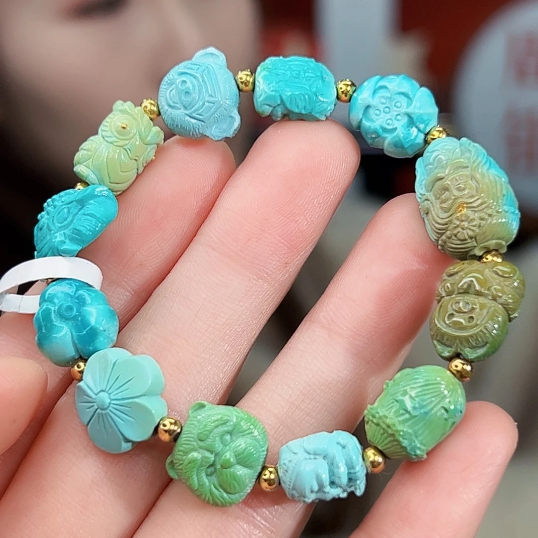 绿松石未镶嵌珠宝奇石