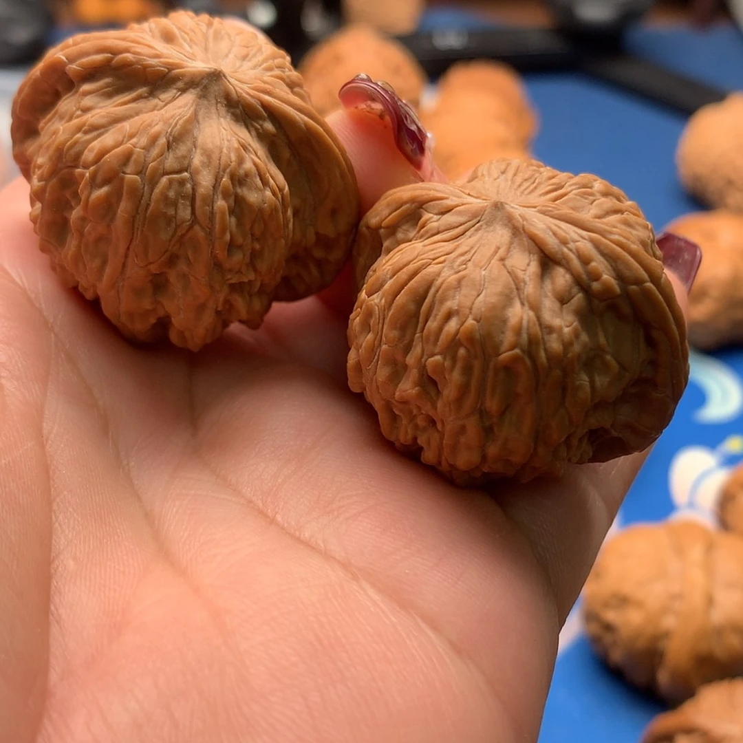 【闪购商品】文玩核桃把件磨盘狮子头38