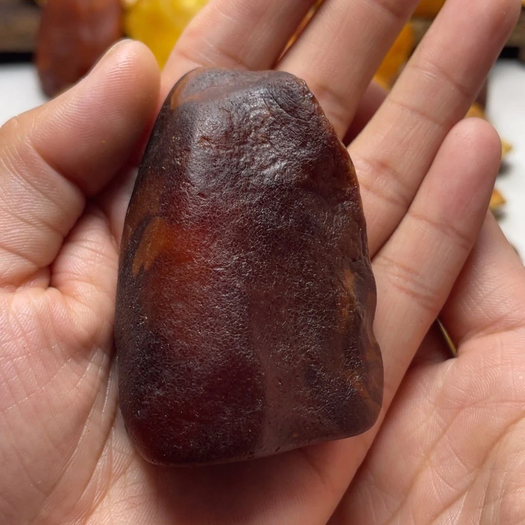 定制琥珀未镶嵌花蜡随型手把