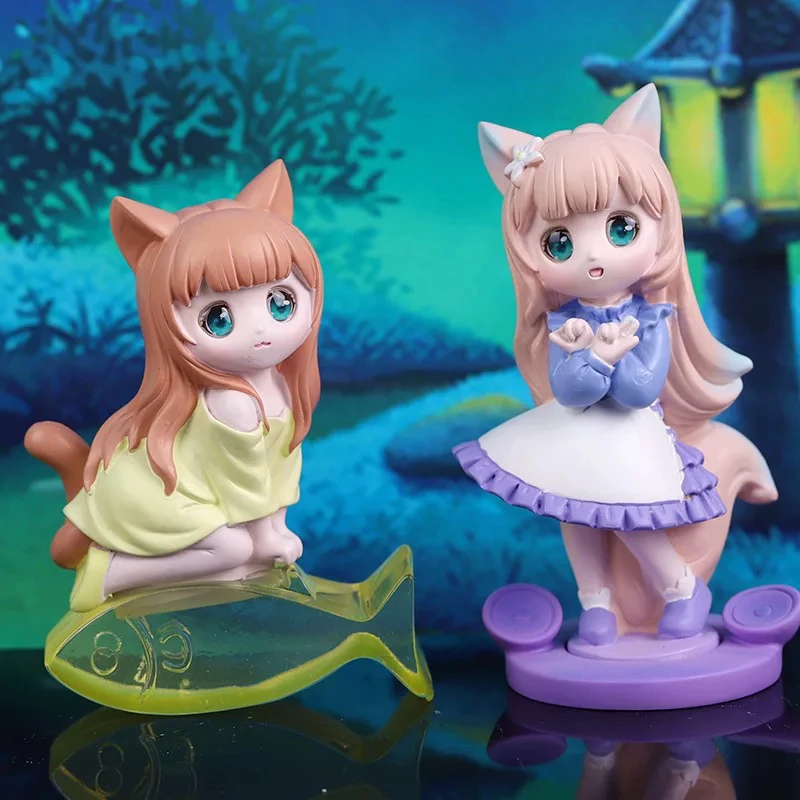 创意摆件工艺品可爱礼品摆台女孩卧室生日礼物治愈系情侣萌猫摆件