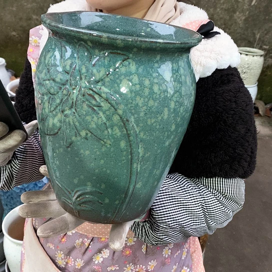紫砂花盆正品口20高25