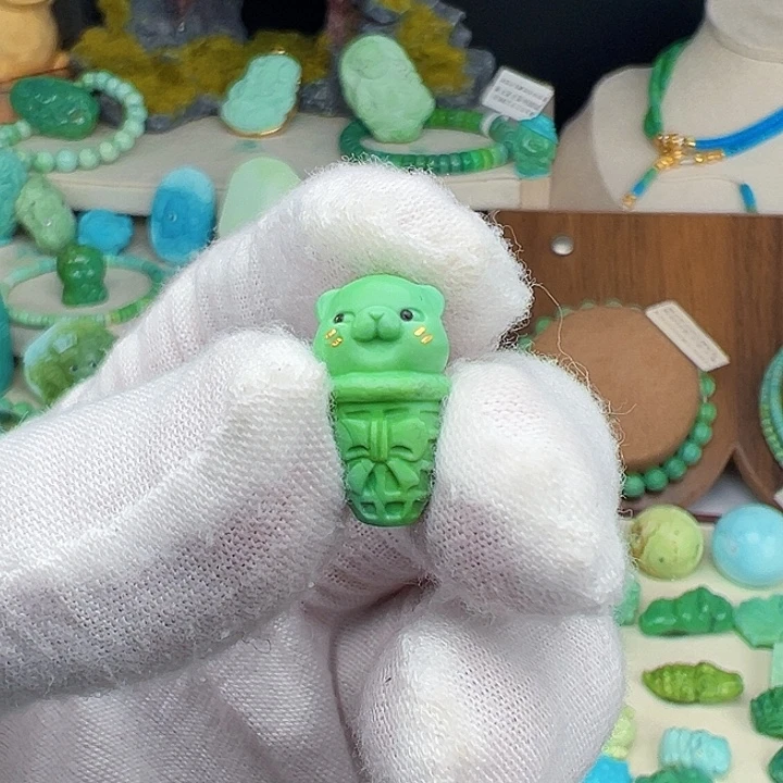 绿松石未镶嵌主播夏