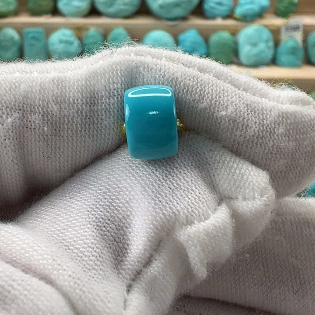 未镶嵌绿松石直切珠8.5x5.8mm