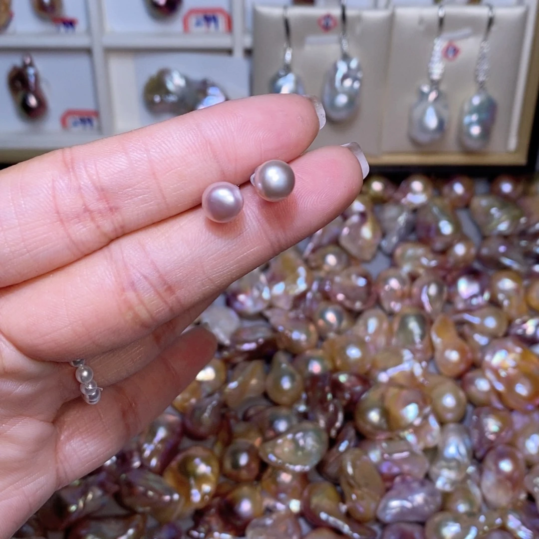 【闪购商品】淡水珍珠耳饰未镶嵌