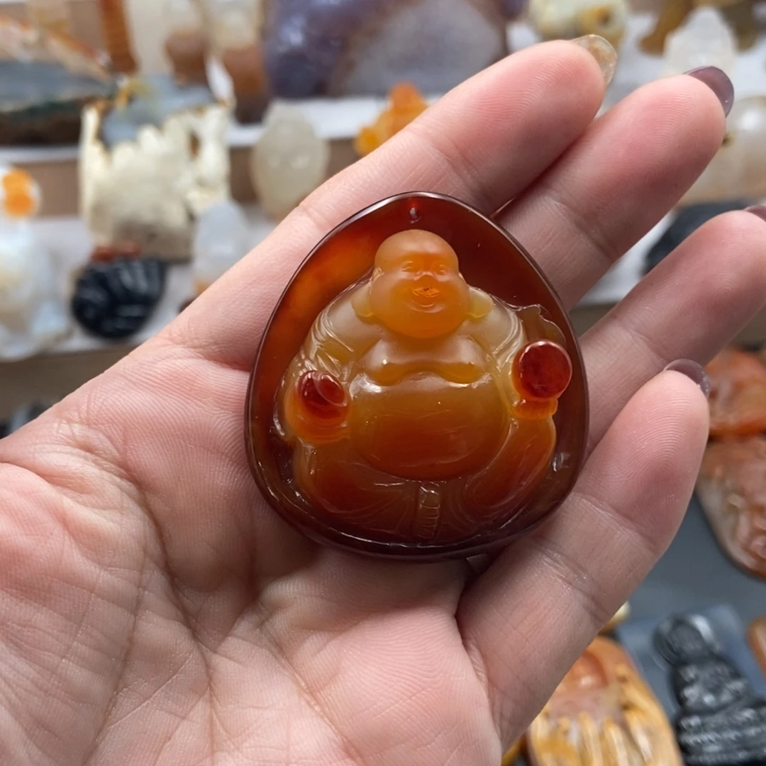 玛瑙/玉髓未镶嵌挂件