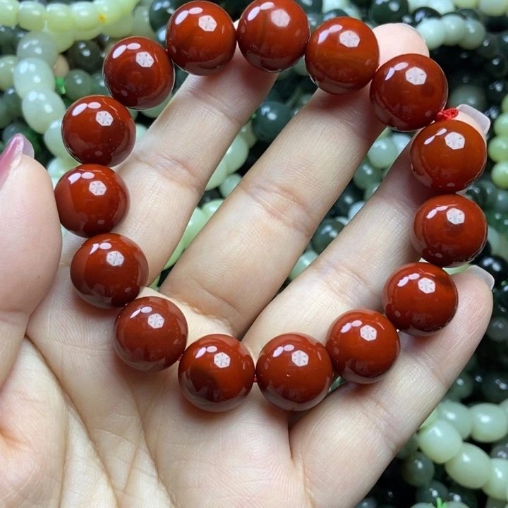 透闪石质玉未镶嵌手链卡14