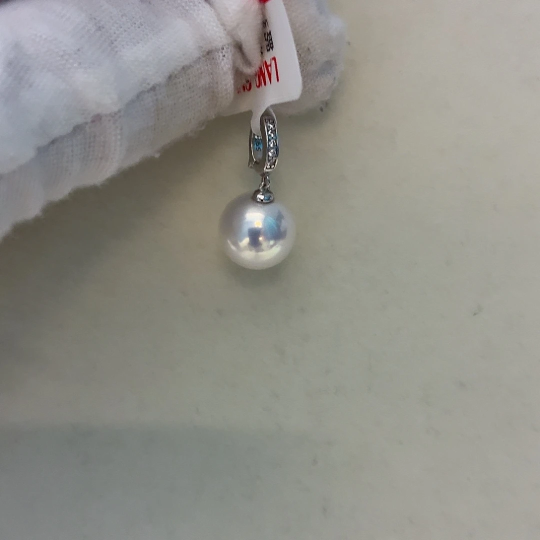 银S925镶嵌颈饰淡水珍珠