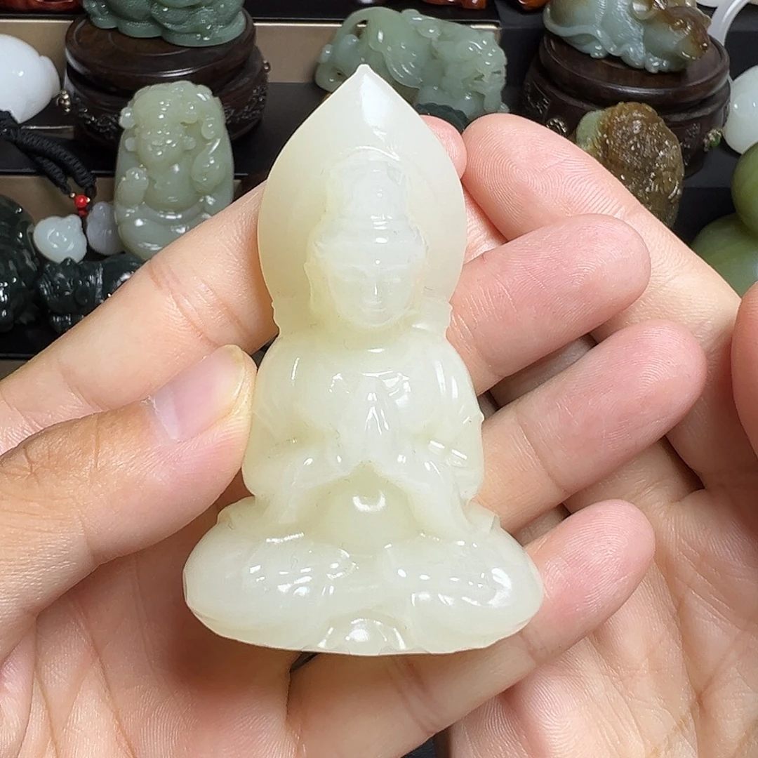 软玉未镶嵌把件天然