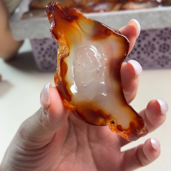 玛瑙/玉髓未镶嵌吊坠(不含链)