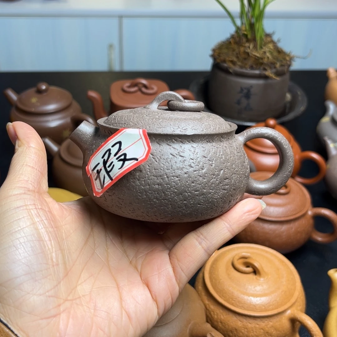 ****蝉手工制作原矿紫砂