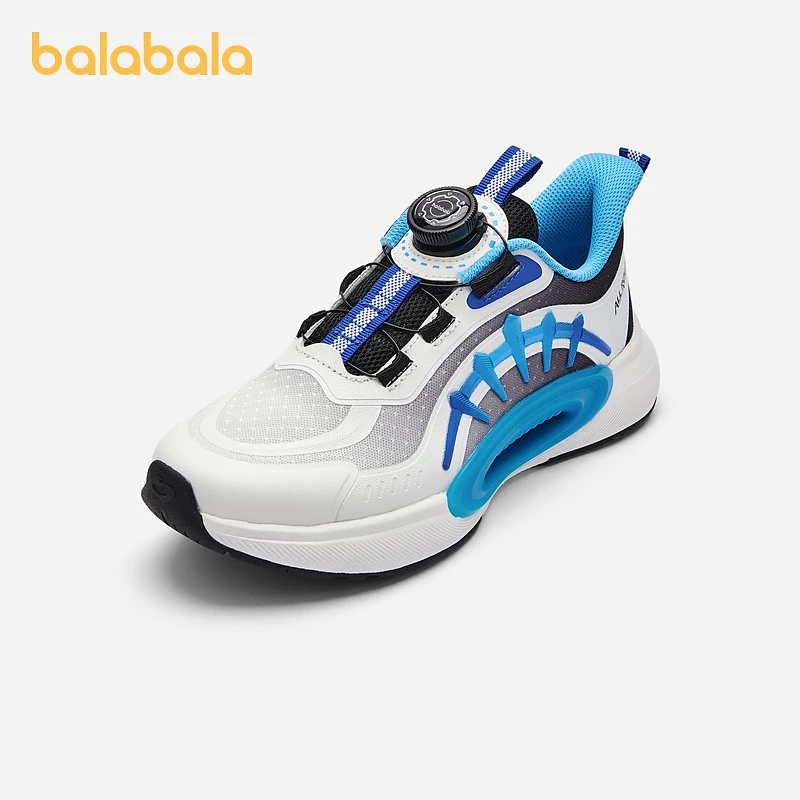 巴拉巴拉童鞋儿童运动鞋男童跑步鞋春秋网面透气老爹鞋旋钮扣潮流
