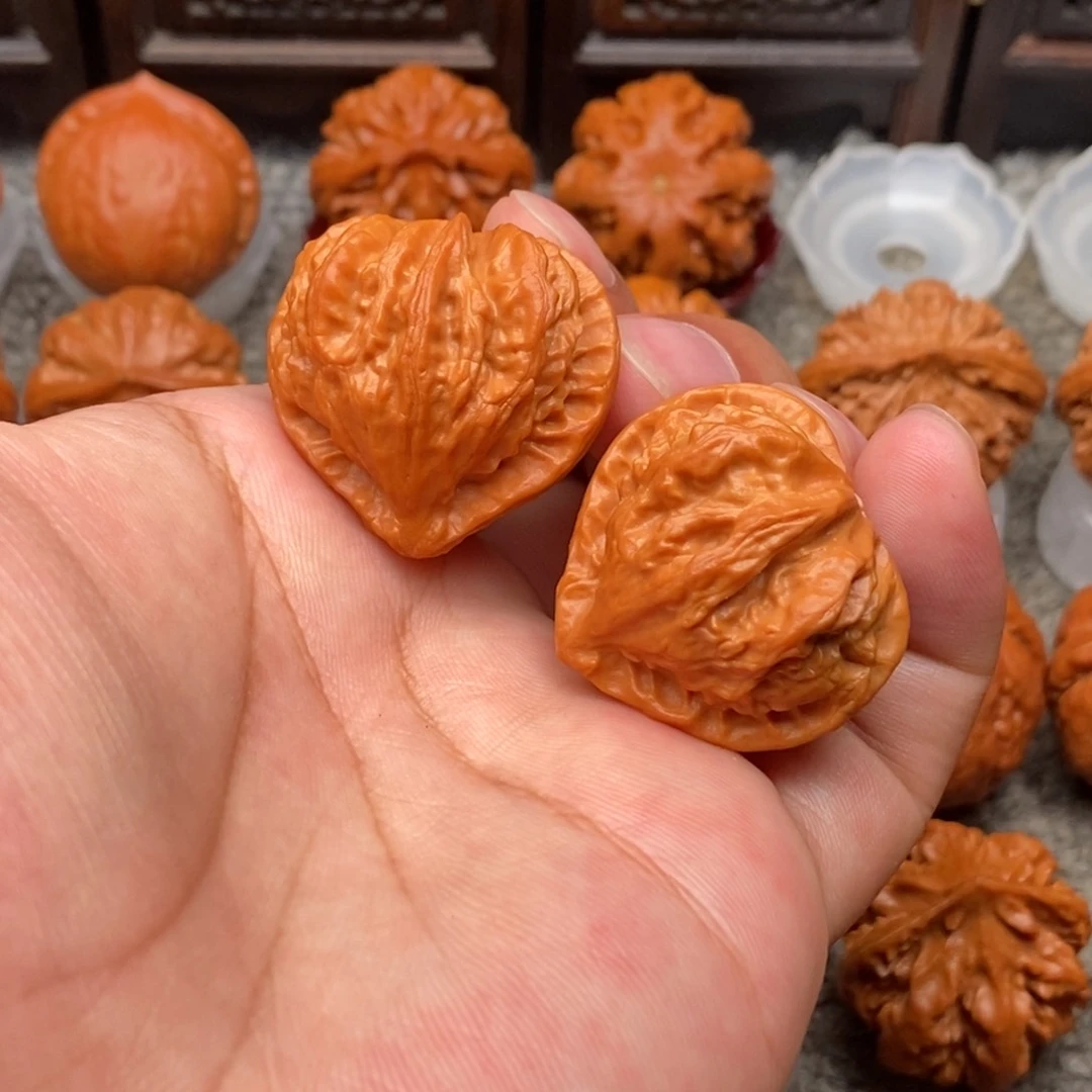 把件文玩核桃红桃A
