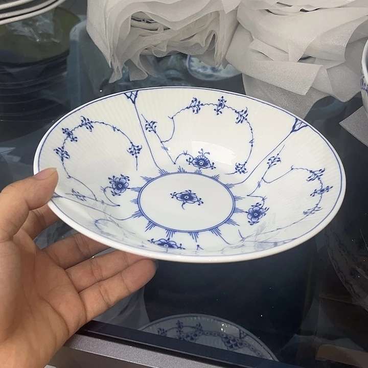 8.5寸唐草深碗陶瓷的