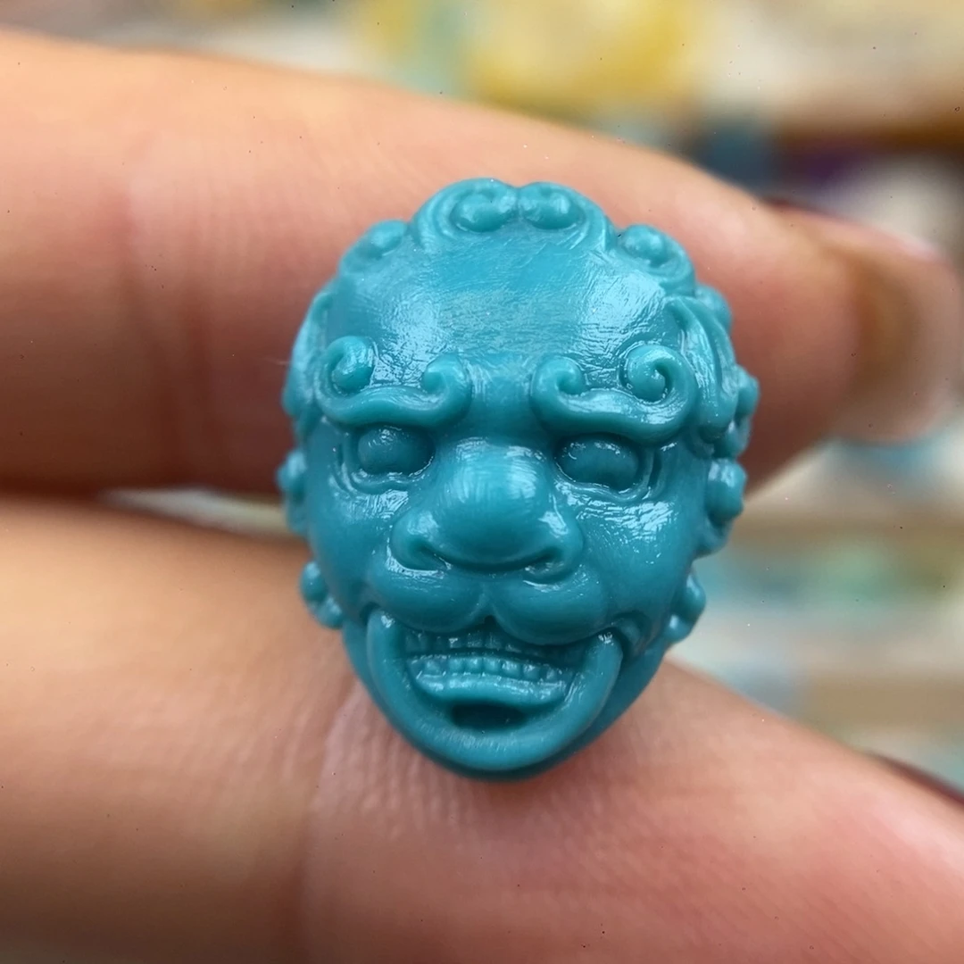 绿松石瑞兽未镶嵌