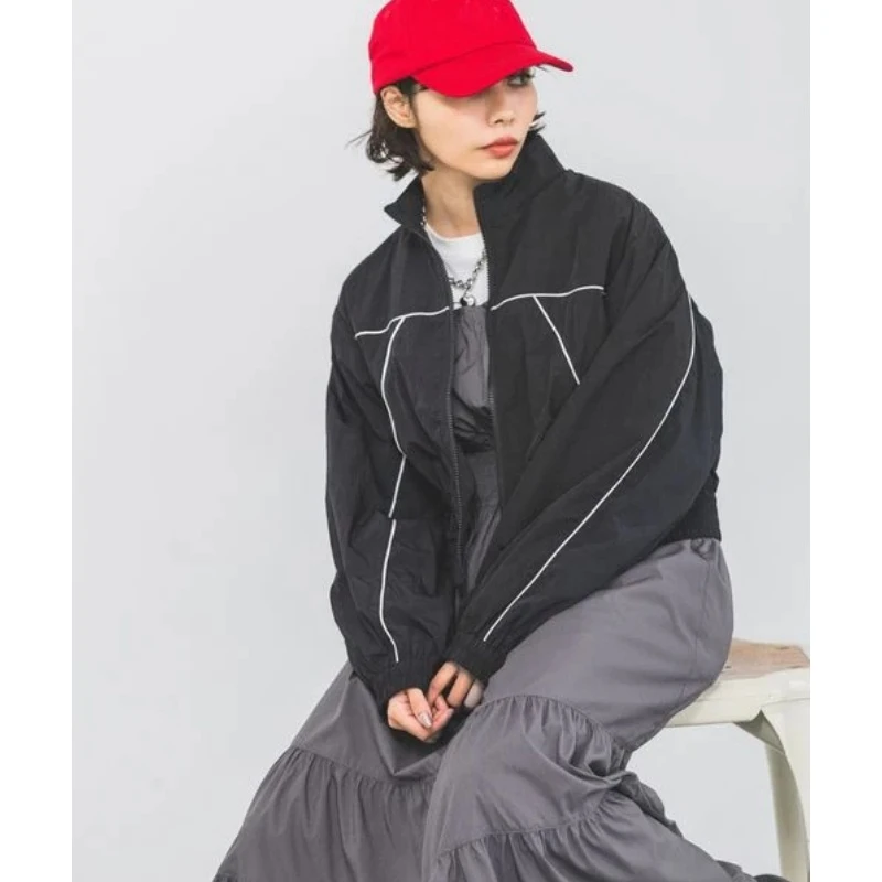 【DD外贸】 P 春季新款 休闲时尚运动轻薄短款宽松薄夹克