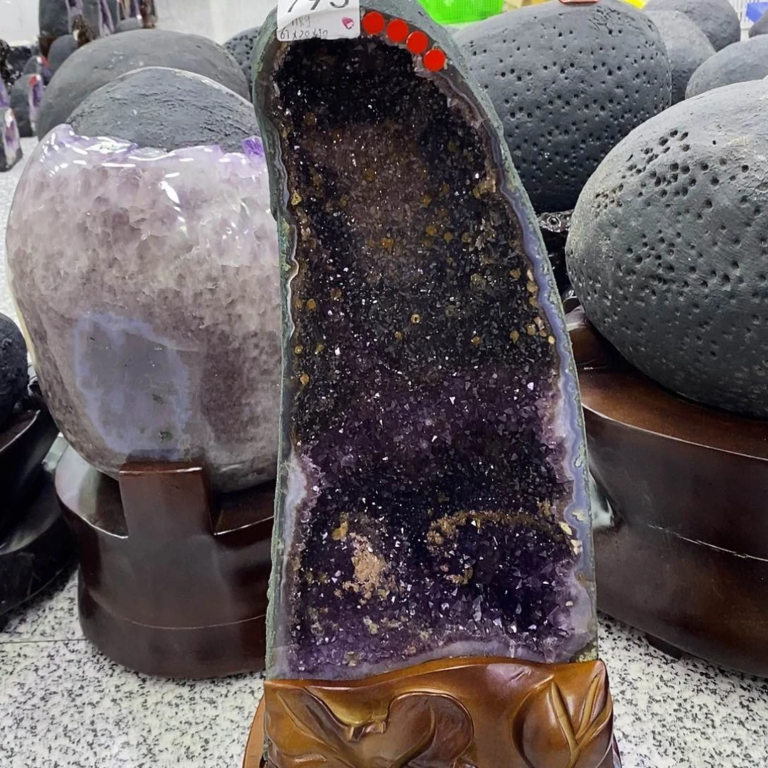 未镶嵌珠宝半成品紫晶793