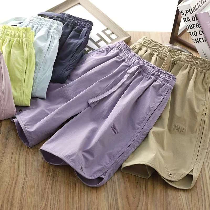 夏季冰丝速干凉爽透气五分裤中大儿童中裤休闲百搭夏季短裤S9332