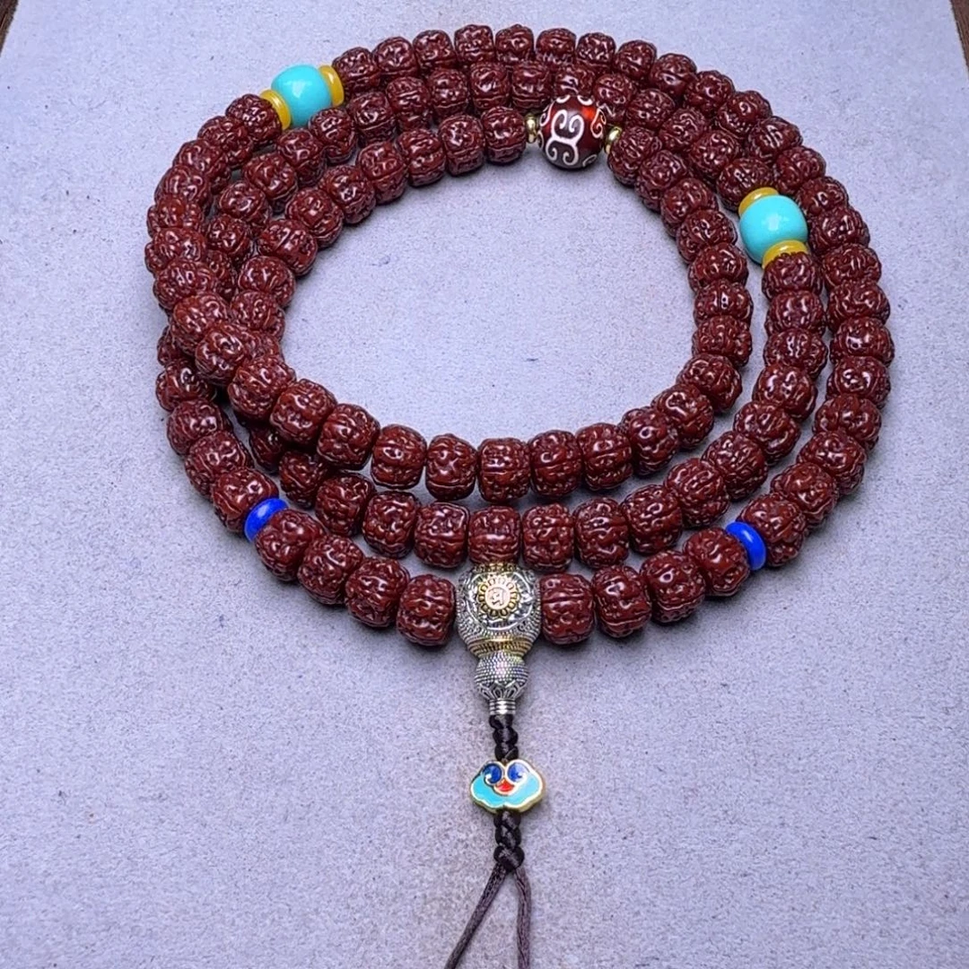 峰***金刚菩提吊坠盘龙108