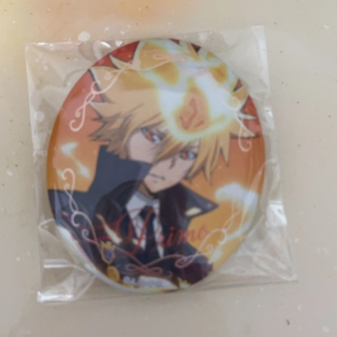 家庭教师 初代 椭圆烫金徽章1枚