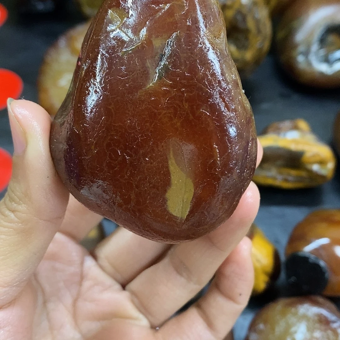 玛瑙/玉髓未镶嵌手把件