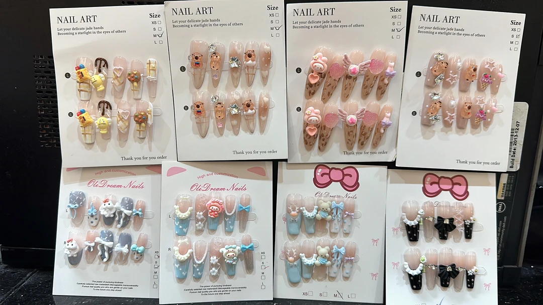 直波间过款穿戴甲 三单飞 个别微瑕 （掉钻自补）No退No换！