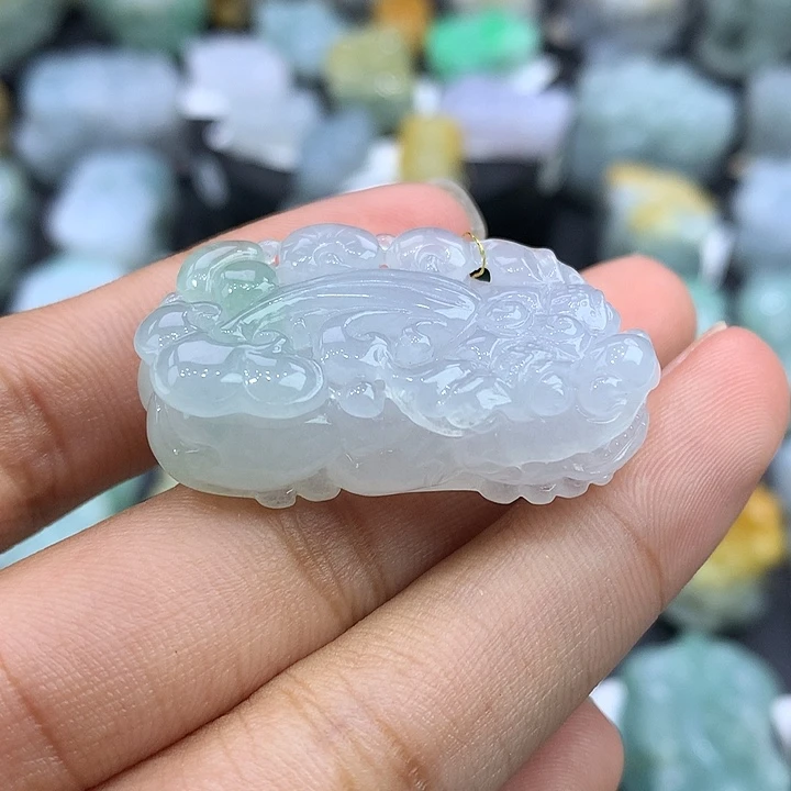 翡翠未镶嵌颈饰天然缅甸翡翠