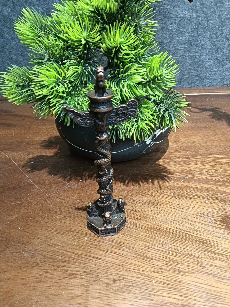 华表龙柱子复古摆件