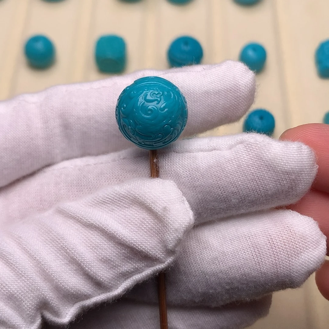 绿松石未镶嵌绿松石龙凤14