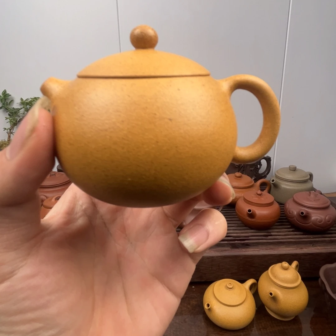 茶宠紫砂黄金段西施