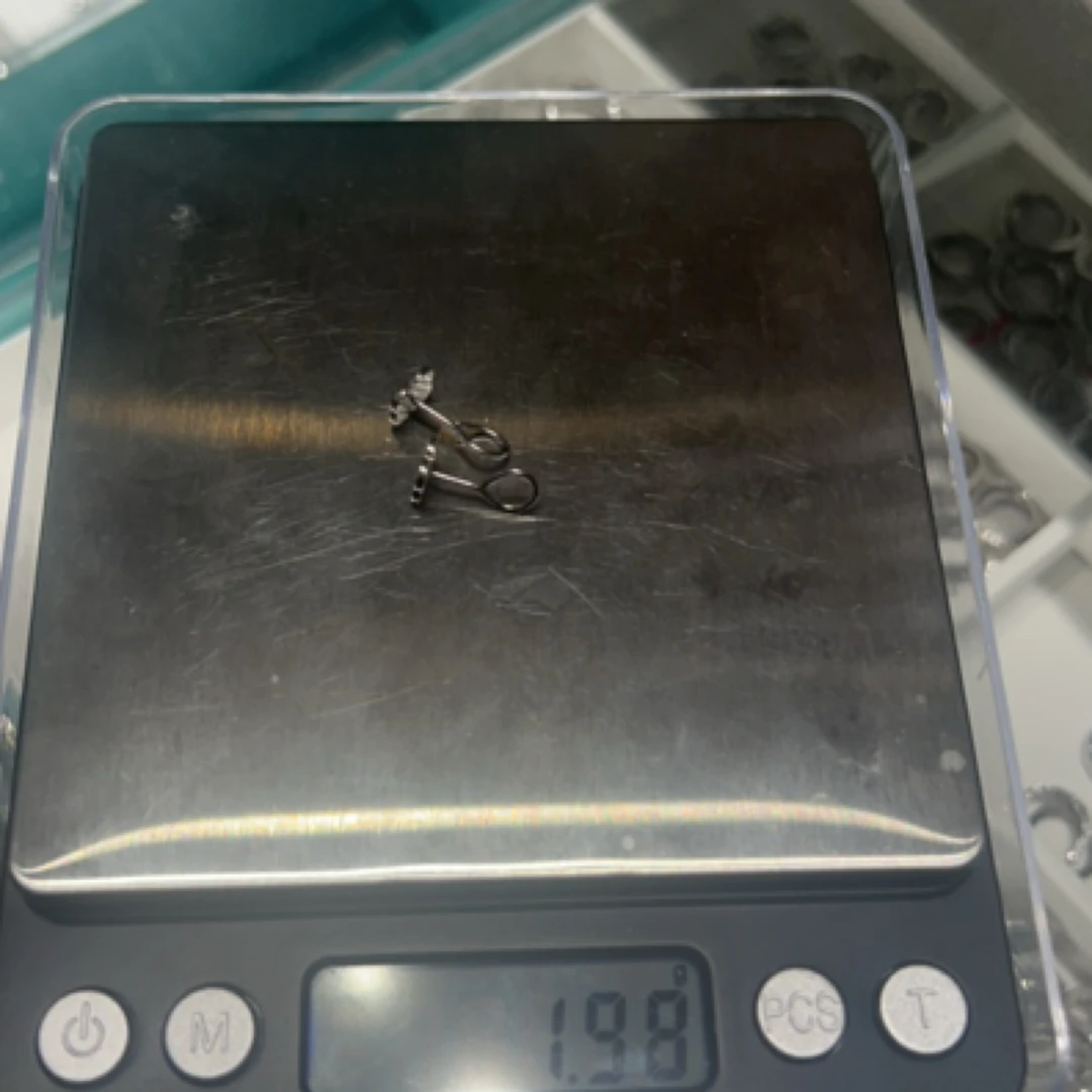 【中国珠宝】PT950 铂金耳钉