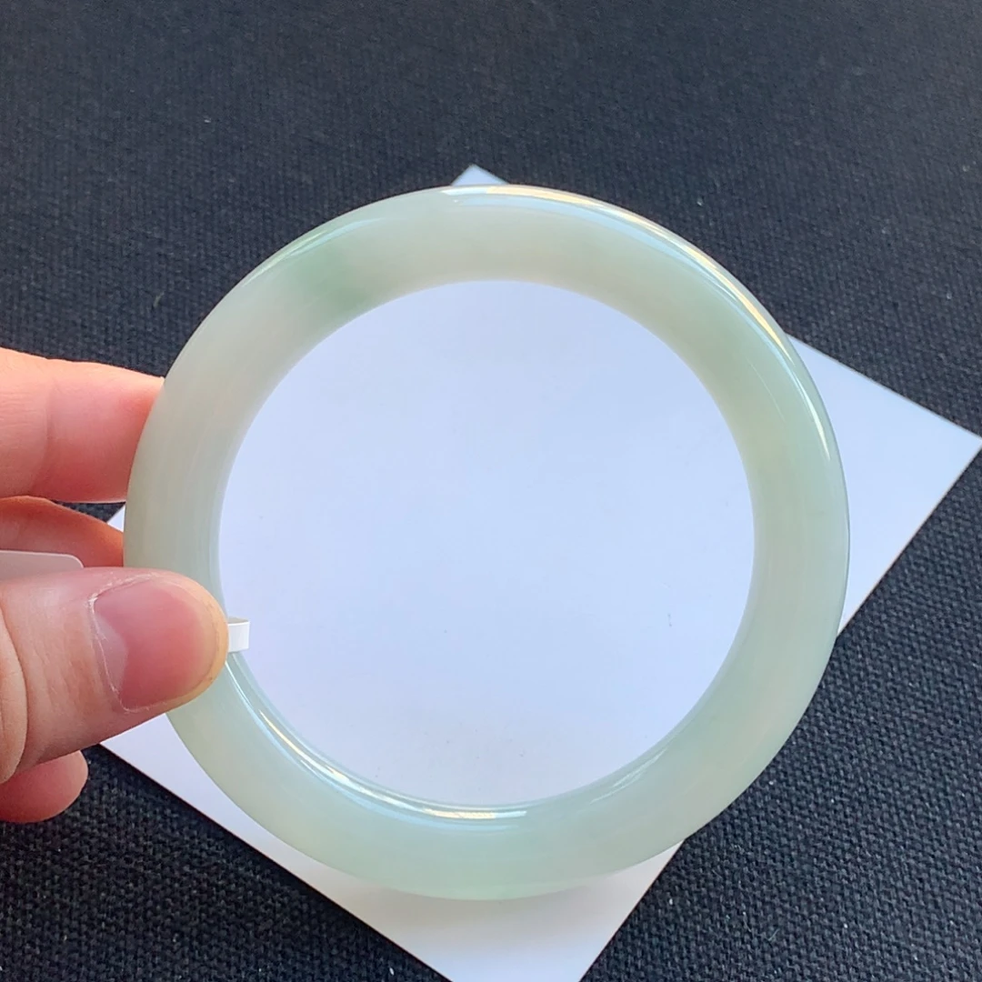 翡翠未镶嵌手镯20号