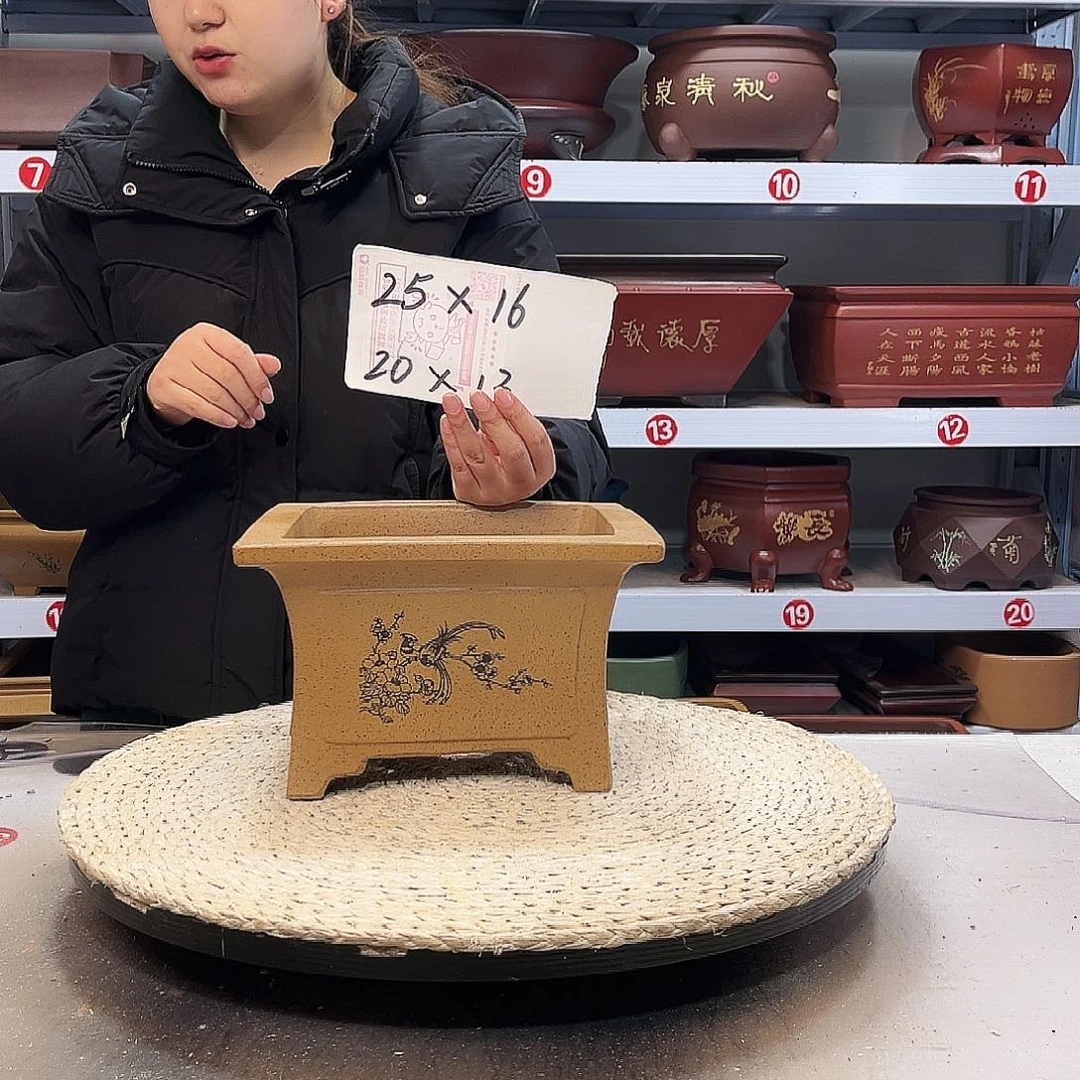 紫砂花盆紫砂花盆