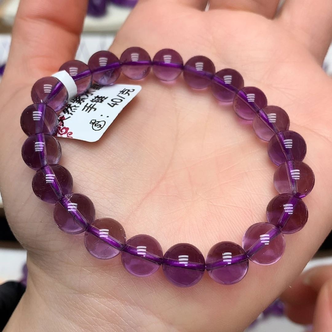 珠宝半成品未镶嵌紫晶L 巴西老料9