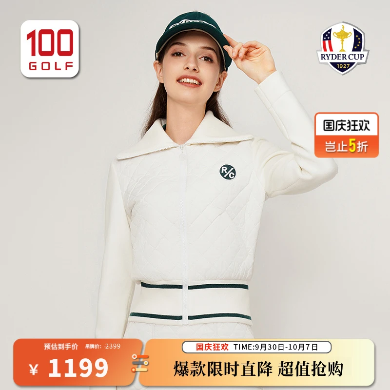RYDER CUP莱德杯高尔夫服装女棉服冬季时尚复古外套RF232CJ186