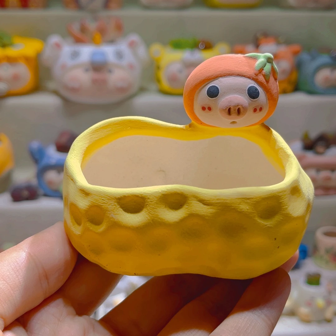 172纯手工制作重工盆盆