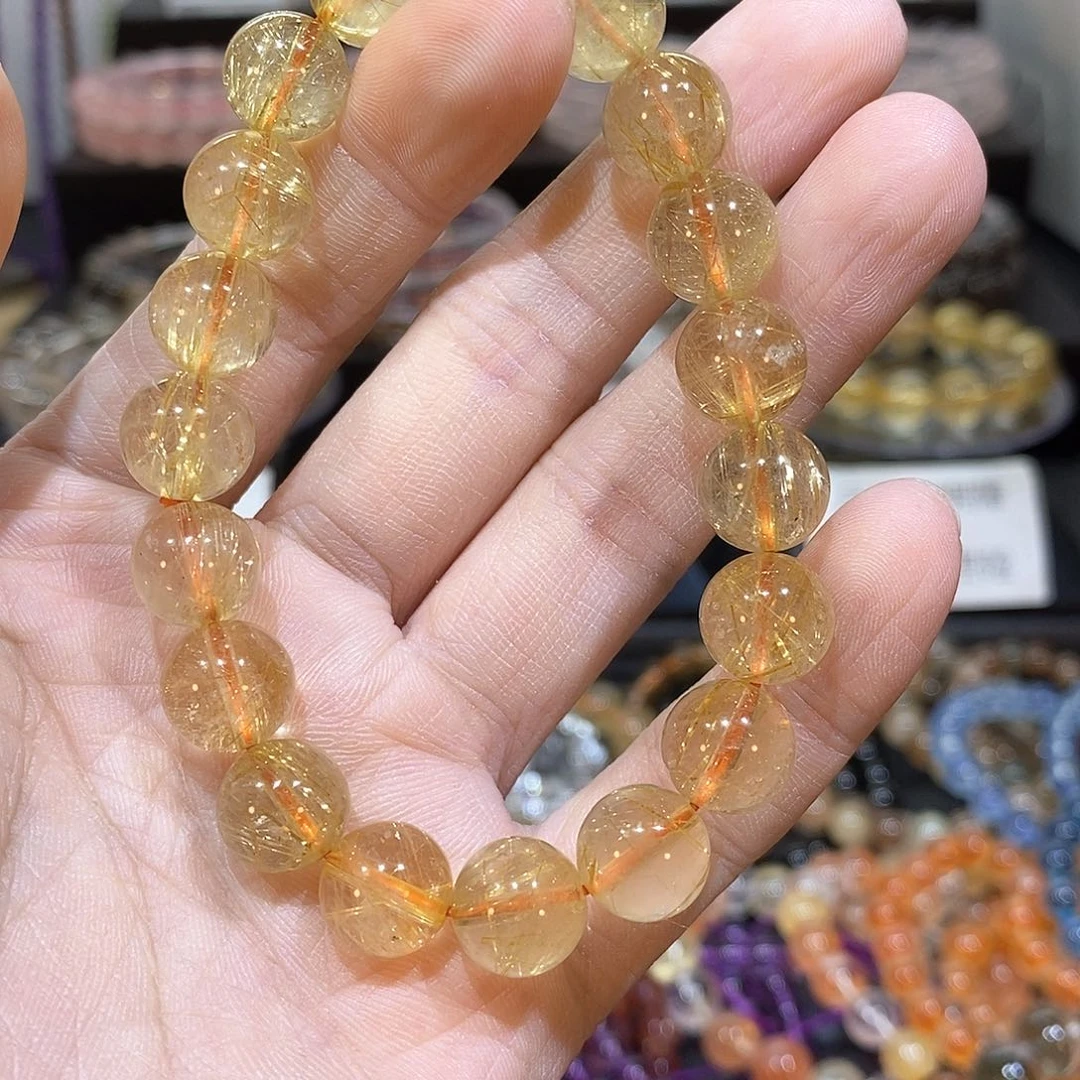 水晶手链未镶嵌奈**、金发晶11咪+