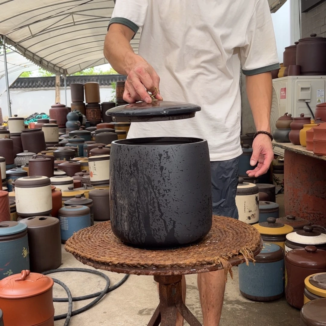 紫砂茶叶罐8 饼茶叶罐