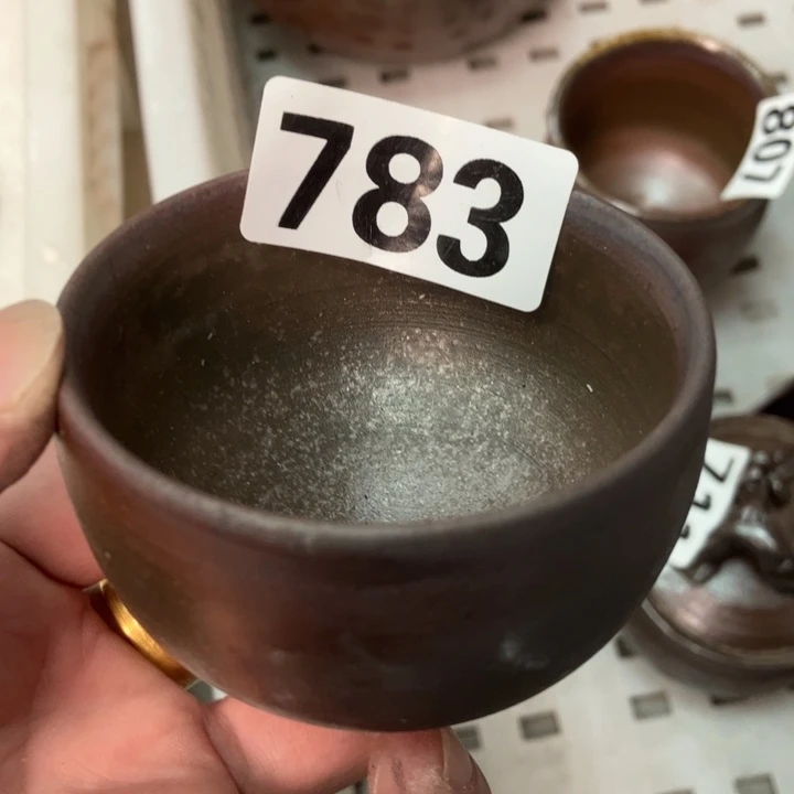 柴烧杯子与宝瓶大放漏