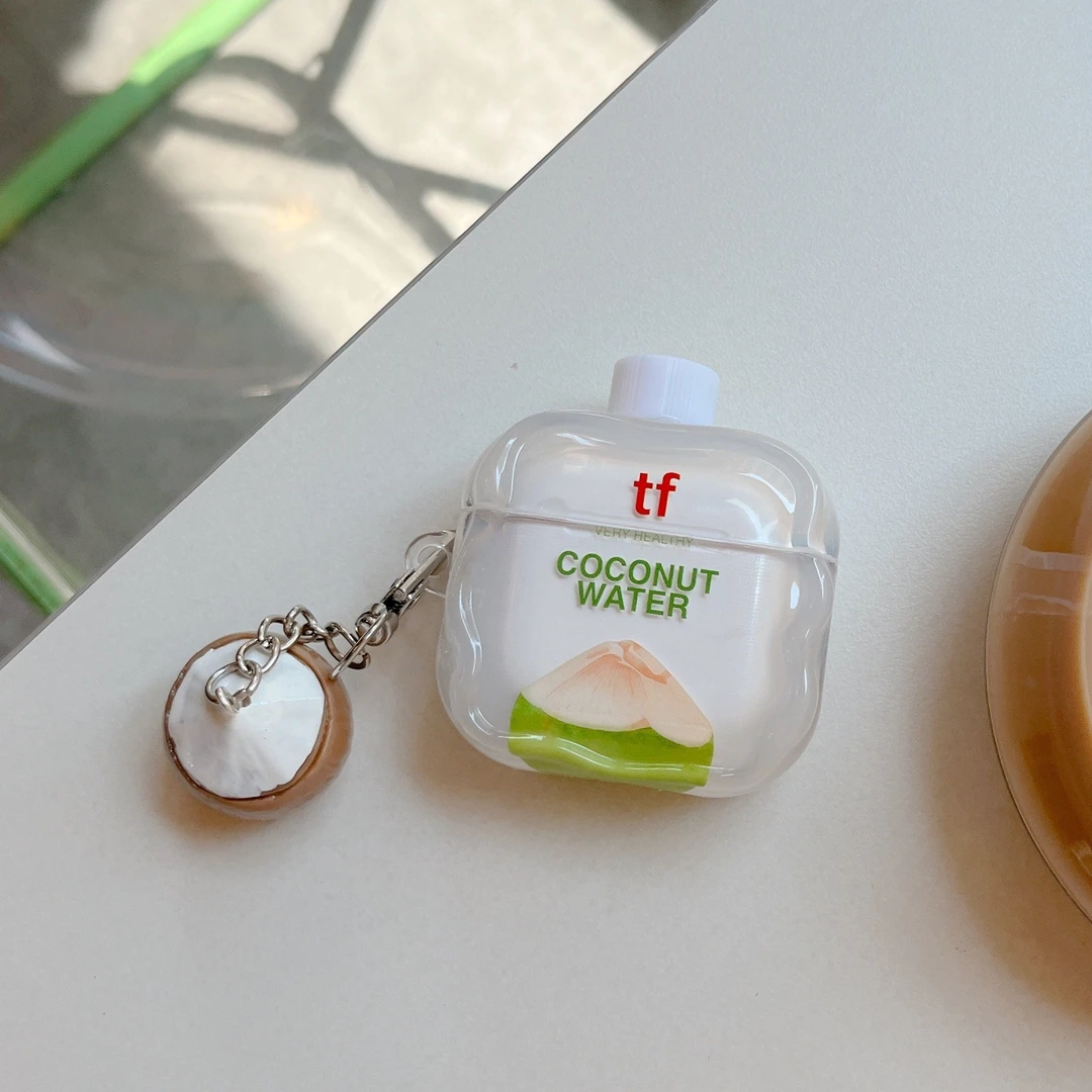 椰汁水苹果airpodspro3保护壳airpods4保护套airpodspro2保护壳