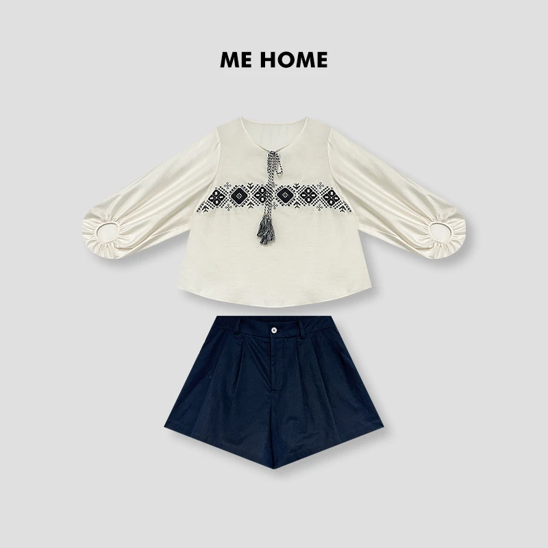 ME【九溪套装】夏季新款百搭时尚女士显瘦气质两件套MEQS3235