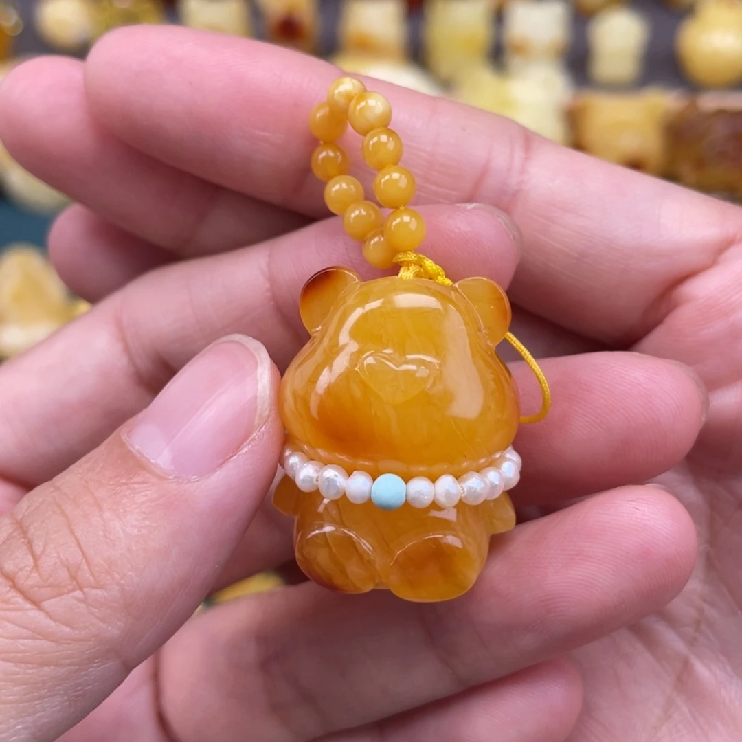 裸石琥珀未镶嵌蜜蜡